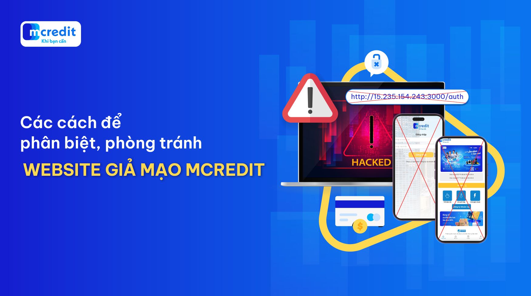 Các Cách Để Phân Biệt, Phòng Tránh Website Giả Mạo Mcredit